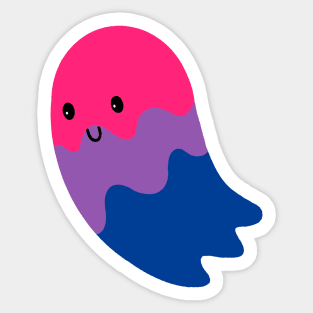 Bi Pride Ghost Sticker